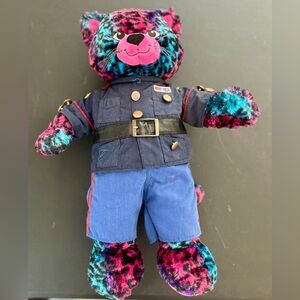 Build a bear Wild about spots leopard kitty cat & dress blues military uniform